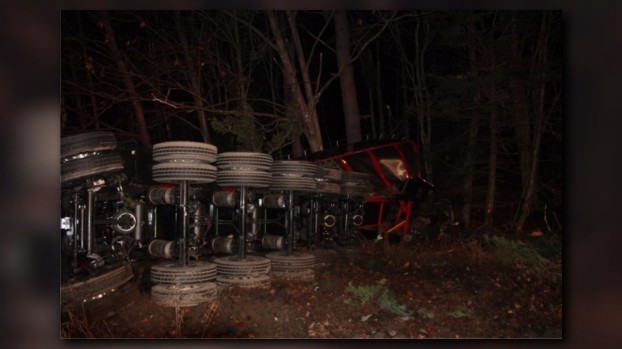 Tractor-trailer Crashes Through Guardrail, Rolls Down Embankment ...